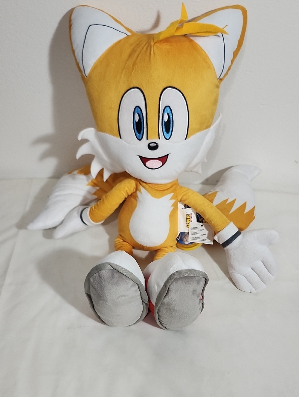Tails Plush Toy - Yellow & White Sega Sonic Character